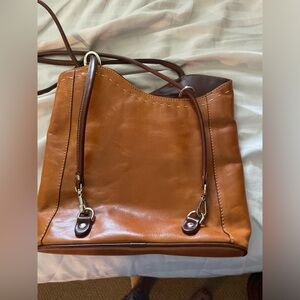 cuoieria fiorentina Italian leather bag purchased in Italy